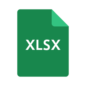 XLSXファイル　カラー